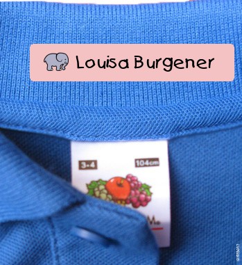 Personalised Iron On Labels