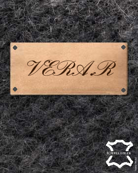 Leather Label Design