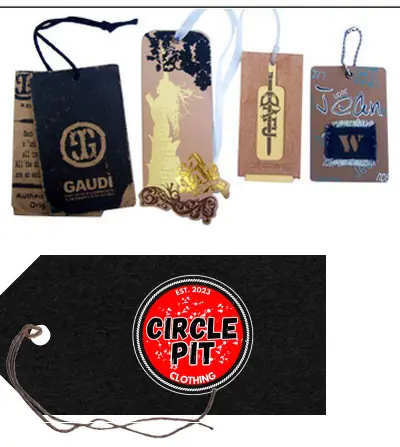 Kraft Hang Tags With Logo