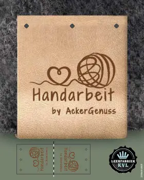 Laser Engraved Leather Labels