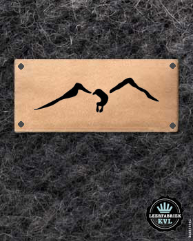24 Custom Leather Labels with Logo | Personalised Leather Tags for Clothing | Leather Labels | Leather Tags