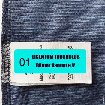 48 Self-adhesive care labels | Self-adhesive garment labels | Peel and stick clothing labels