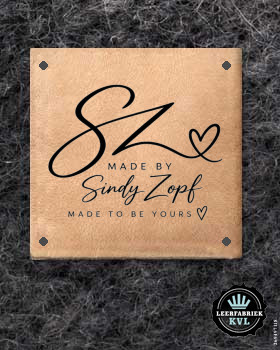 Custom Leather Labels with Logo | Personalised Leather Tags for Clothing | Leather Labels | Leather Tags