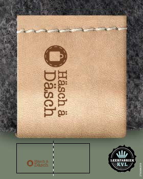 24 Custom Leather Labels with Logo | Personalised Leather Tags for Clothing | Leather Labels | Leather Tags