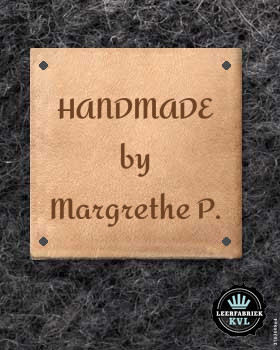 24 Custom Leather Labels with Logo | Personalised Leather Tags for Clothing | Leather Labels | Leather Tags