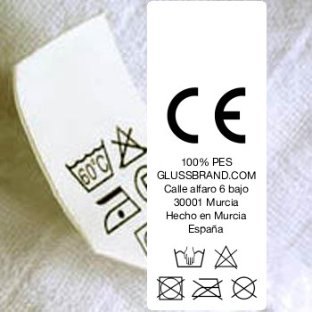 Care Labels with Washing Symbols | Custom Care Labels for Clothing | Fabric Content labels