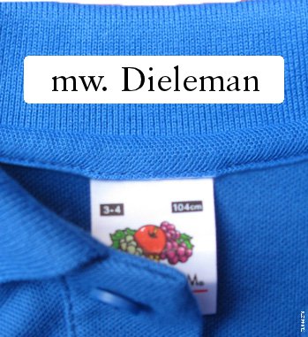 Cloth Name Tags For Clothing