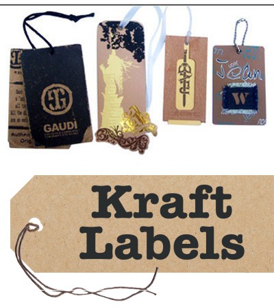 Kraft Brown Labels